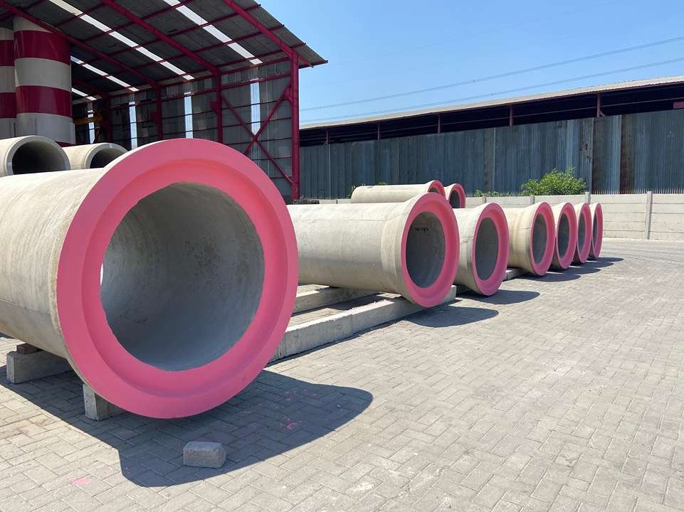 Suplai RCP (Pipa Beton Precast Bertulang) K-500 Flush Joint Jawa Timur